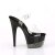Pleaser Sandali ADORE-708-3 Trasparente/Nero-Strass Peltro EU-40 / US-10