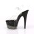 Pleaser Sandali ADORE-708-3 Trasparente/Nero-Strass Peltro EU-36 / US-6