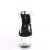 Pleaser Sandali ADORE-708 Trasparente-Nero/Trasparente EU-35 / US-5
