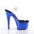 Pleaser Sandali ADORE-708 Trasparente/Blu Cromato EU-35 / US-5