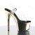 Pleaser Sandali ADORE-708 Trasparente/Dorato Cromato EU-35 / US-5