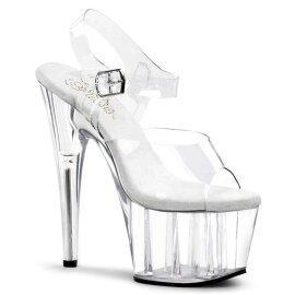 Pleaser Sandali ADORE-708 Trasparente/Trasparente EU-37 /...