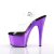Pleaser Sandali ADORE-708 Trasparente/Viola Cromato EU-35 / US-5