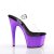 Pleaser Sandali ADORE-708 Trasparente/Viola Cromato EU-37 / US-7