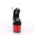 Pleaser Sandali ADORE-708BR Trasparente/Rosso Nero EU-35 / US-5