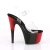 Pleaser Sandali ADORE-708BR Trasparente/Rosso Nero EU-37 / US-7
