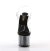 Pleaser Sandali ADORE-708G Trasparente/Nero Glitter EU-35 / US-5