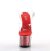 Pleaser Sandali ADORE-708G Trasparente/Rosso Glitter EU-35 / US-5