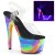 Pleaser Sandali ADORE-708GXY Trasparente/Neon-Multicolore EU-37 / US-7