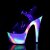 Pleaser Sandali ADORE-708GXY Trasparente/Neon-Multicolore EU-37 / US-7
