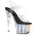 Pleaser Sandali ADORE-708HGI Trasparente/Argento Ologramma EU-35 / US-5