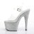 Pleaser Sandali ADORE-708HMG Trasparente/Argento Multi Glitter EU-35 / US-5