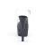 Pleaser Sandali ADORE-708LG Trasparente/Nero Strass EU-35 / US-5