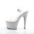 Pleaser Sandali ADORE-708LG Trasparente/Argento Multi Glitter EU-35 / US-5