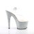 Pleaser Sandali ADORE-708LG Trasparente/Argento Multi Glitter EU-35 / US-5