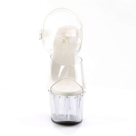 Pleaser Sandali ADORE-708LS Trasparente/Trasparente EU-35 / US-5