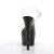 Pleaser Sandali ADORE-708MG Trasparente/Nero EU-35 / US-5