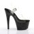 Pleaser Sandali ADORE-708MG Trasparente/Nero EU-35 / US-5