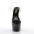 Pleaser Sandali ADORE-708MG Trasparente/Nero EU-37 / US-7
