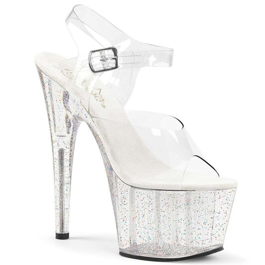 Pleaser Sandali ADORE-708MG Trasparente/Trasparente EU-42 / US-12