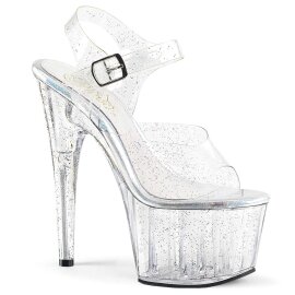 Pleaser Sandali ADORE-708MMG Trasparente/Trasparente EU-38 / US-8