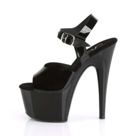 Pleaser Sandali ADORE-708N TPU Nero (Effetto Gelatina)/Nero EU-35 / US-5