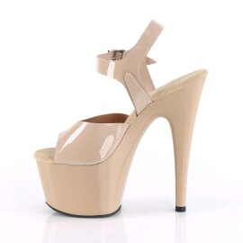 Pleaser Sandali ADORE-708N TPU Crema (Effetto Gelatina)/Crema EU-35 / US-5