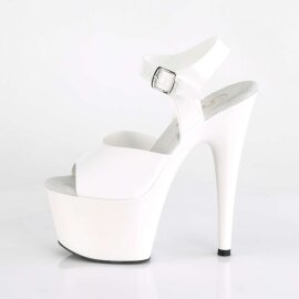 Pleaser Sandali ADORE-708N TPU Bianco (Effetto Gelatina)/Bianco EU-37 / US-7