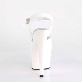 Pleaser Sandali ADORE-708N TPU Bianco (Effetto Gelatina)/Bianco EU-37 / US-7
