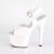 Pleaser Sandali ADORE-708N TPU Bianco (Effetto Gelatina)/Bianco EU-37 / US-7