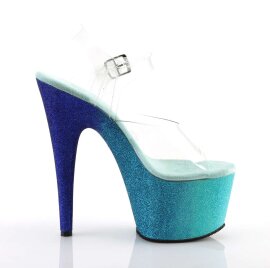 Pleaser Sandali ADORE-708OMBRE Trasparente/Blu Ombre EU-36 / US-6