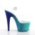 Pleaser Sandali ADORE-708OMBRE Trasparente/Blu Ombre EU-36 / US-6