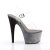 Pleaser Sandali ADORE-708OMBRE Trasparente/Argento-Nero Ombre EU-38 / US-8