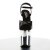 Pleaser Sandali FLAMINGO-809 Vernice Nero/Argento Cromato EU-37 / US-7