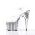 Pleaser Sandali ADORE-708SRS Trasparente/Argento Strass EU-41 / US-11