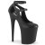 Pleaser FLAMINGO-850 Sandali con Plateau Similpelle Nero EU-38 / US-8