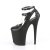 Pleaser FLAMINGO-850 Sandali con Plateau Similpelle Nero EU-38 / US-8