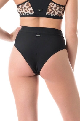 Dragonfly Shorts Molly Rete Leopardato Nero