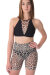 Dragonfly Shorts da Ciclisti Zoe Rete Leopardato XS