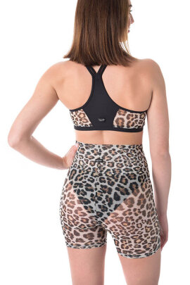 Dragonfly Shorts da Ciclisti Zoe Rete Leopardato M