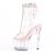 Pleaser STARDUST-1018C-2RS Stivaletti con Plateau Trasparente Rosa EU-35 / US-5