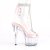 Pleaser STARDUST-1018C-2RS Stivaletti con Plateau Trasparente Rosa EU-35 / US-5