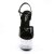 Pleaser Sandali ADORE-709 Vernice Nero/Trasparente EU-37 / US-7