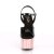 Pleaser Sandali ADORE-709 Vernice Nero/Dorato Rosa Cromato EU-35 / US-5