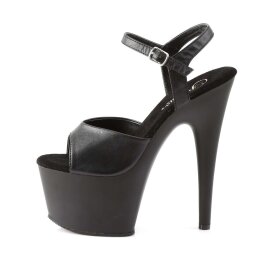 Pleaser Sandali ADORE-709 Similpelle Nero/Nero Opaco EU-35 / US-5
