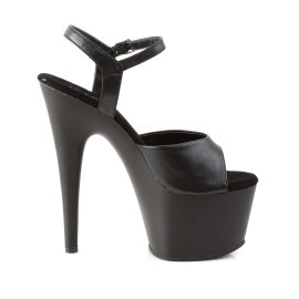 Pleaser Sandali ADORE-709 Similpelle Nero/Nero Opaco EU-35 / US-5