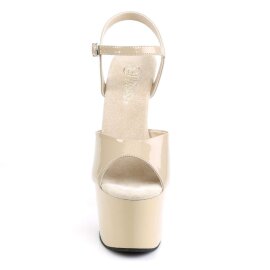 Pleaser Sandali ADORE-709 Vernice Crema/Crema EU-35 / US-5