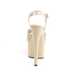 Pleaser Sandali ADORE-709 Vernice Crema/Crema EU-37 / US-7