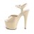 Pleaser Sandali ADORE-709 Vernice Crema/Crema EU-37 / US-7