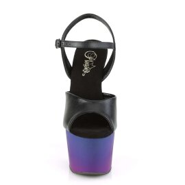 Pleaser Sandali ADORE-709BP Similpelle Nero/Ombre Blu-Viola EU-35 / US-5